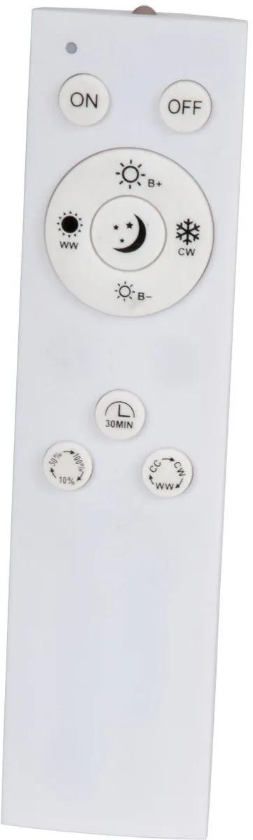 Lucide Elly LED Plafondlamp 36W - Opaal - Dimbaar CCT