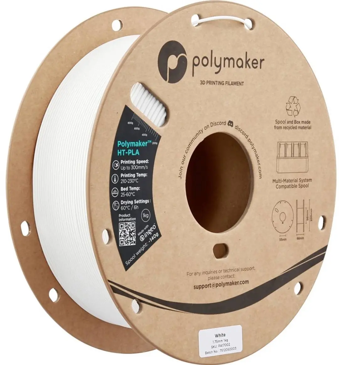 Polymaker HT-PLA Filament 1.75mm 1000g