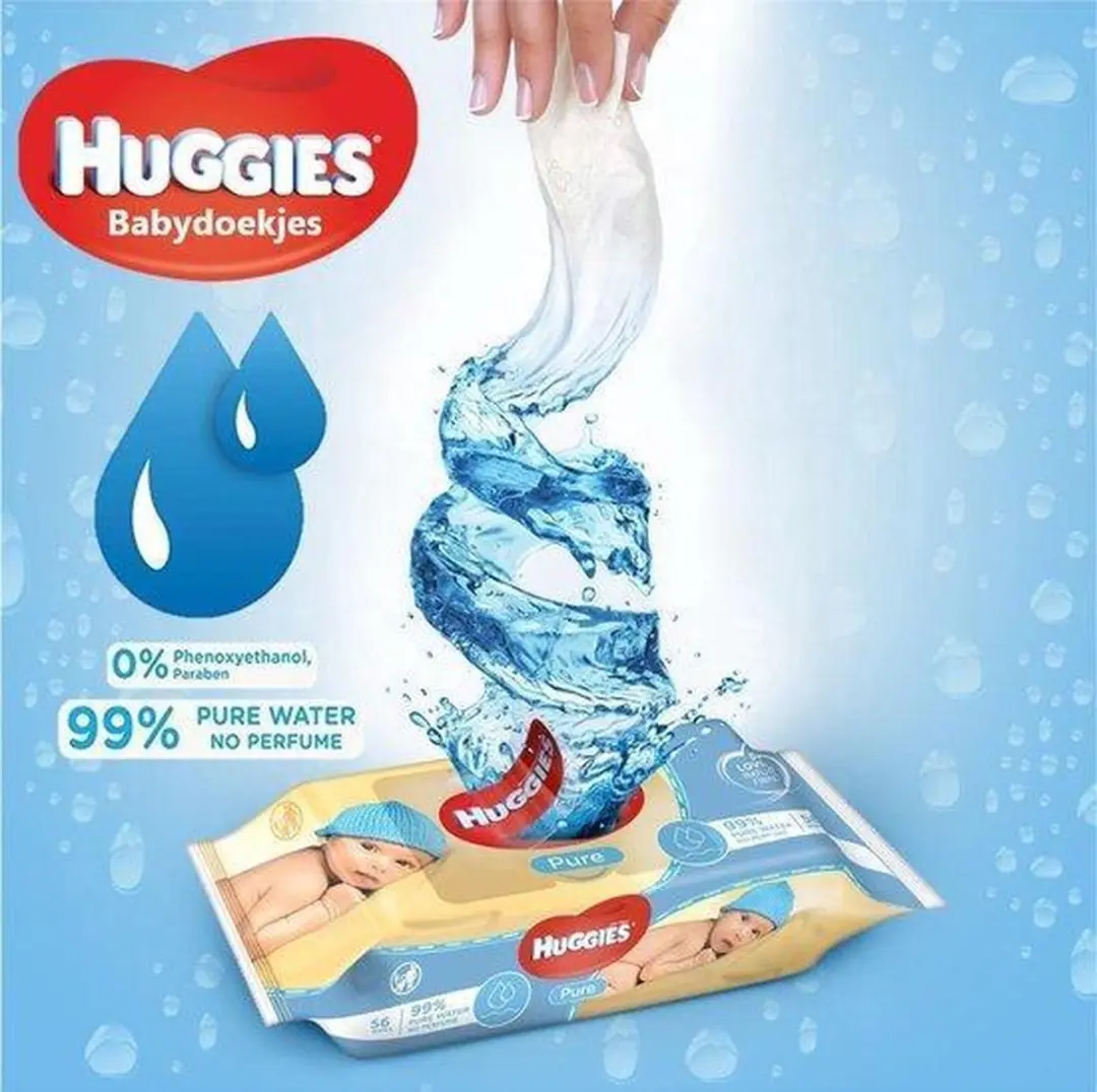 Huggies Pure Billendoekjes - 1680 Stuks (30x56)