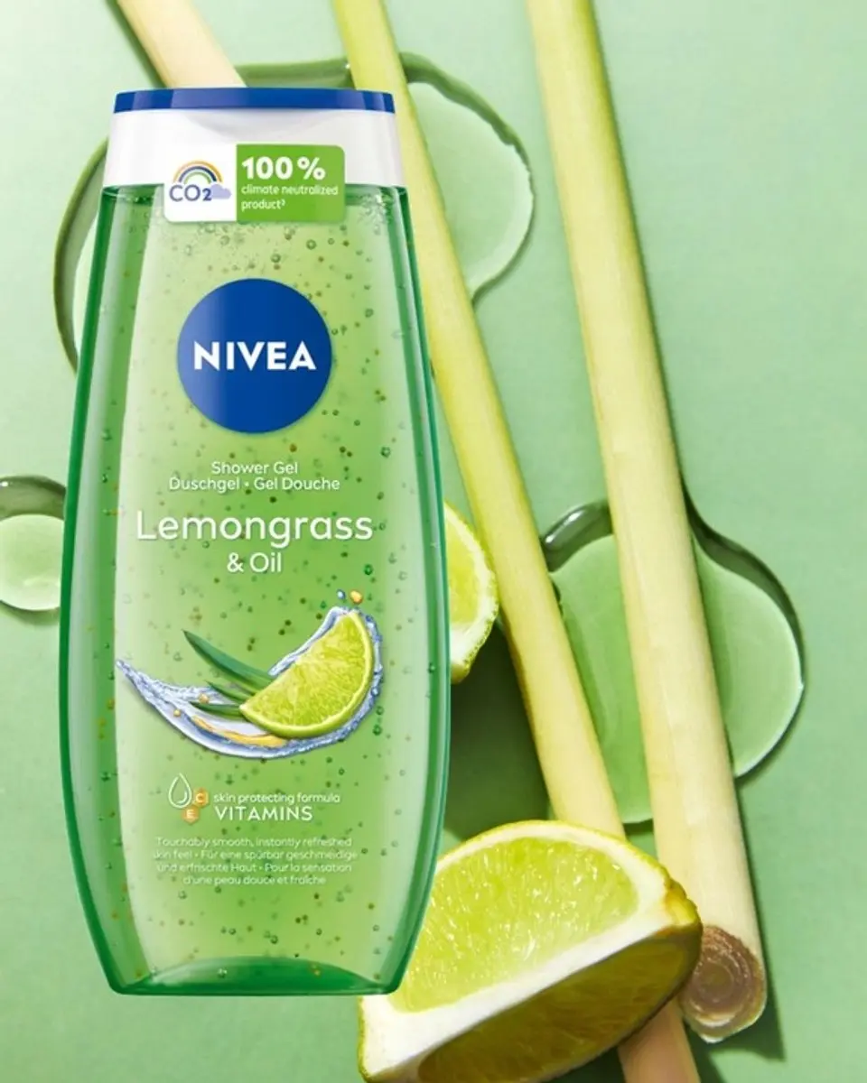 NIVEA Care Shower Gel Lemongrass 250ml - afbeelding 3 van 4
