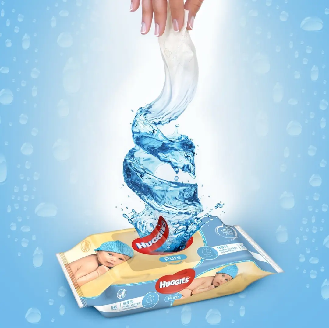 Huggies Pure Billendoekjes 1120 Stuks - 20x56