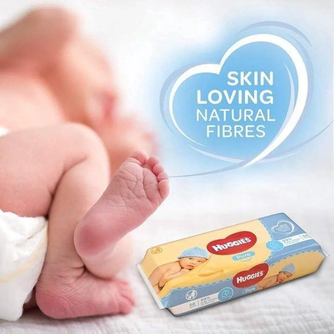 Huggies Pure Billendoekjes 1120 Stuks - 20x56