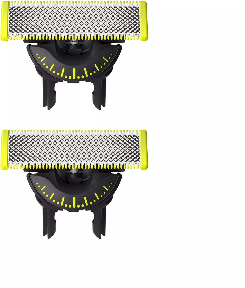 Philips OneBlade QP420/50 Vervangmesjes - 2 Stuks - Zilver/Geel - afbeelding 6 van 6