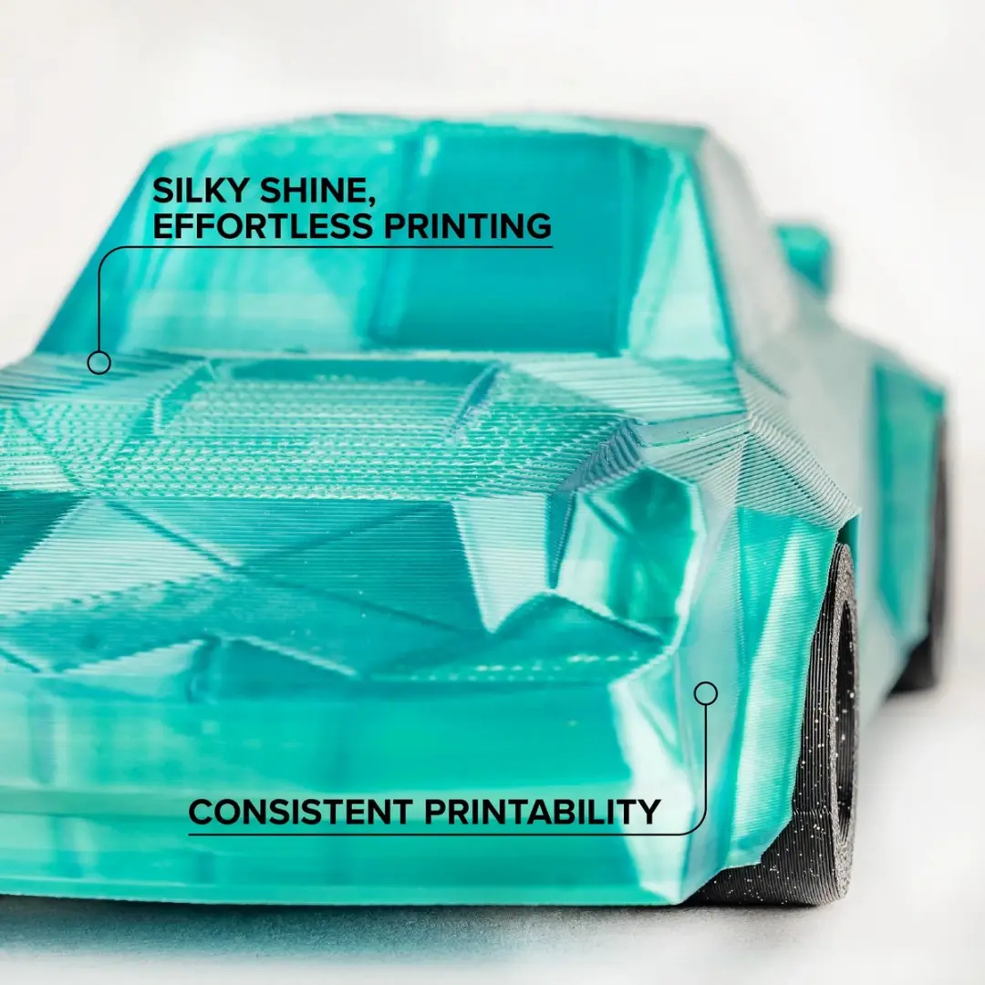 Polymaker Panchroma Dual Silk Caribbean Sea PLA 3D Filament 1,75mm - 1kg