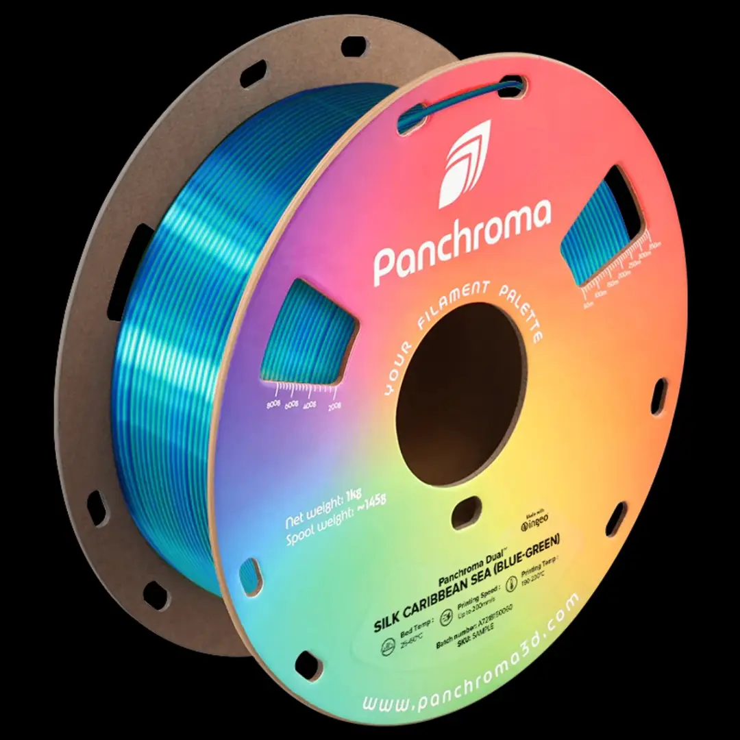 Polymaker Panchroma Dual Silk Caribbean Sea PLA 3D Filament 1,75mm