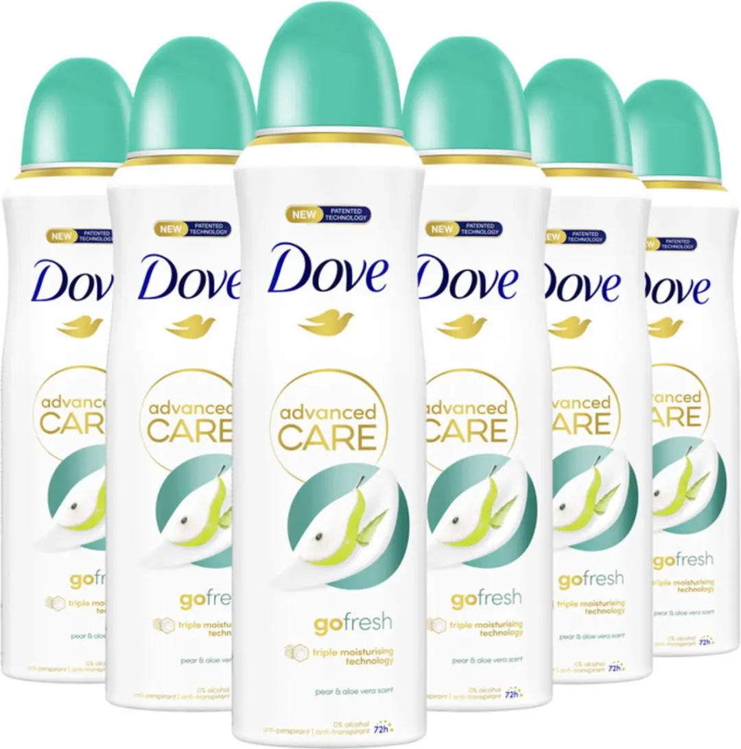 Dove Deodorant Spray Pear Aloe Vera 200ml - 6 Stuks - afbeelding 5 van 5