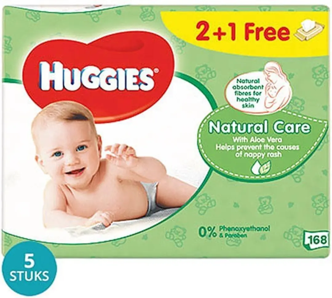 Huggies Natural Care Billendoekjes 840st