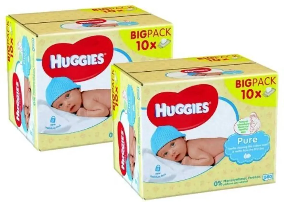 Huggies Pure Billendoekjes 1120 Stuks (20x56)