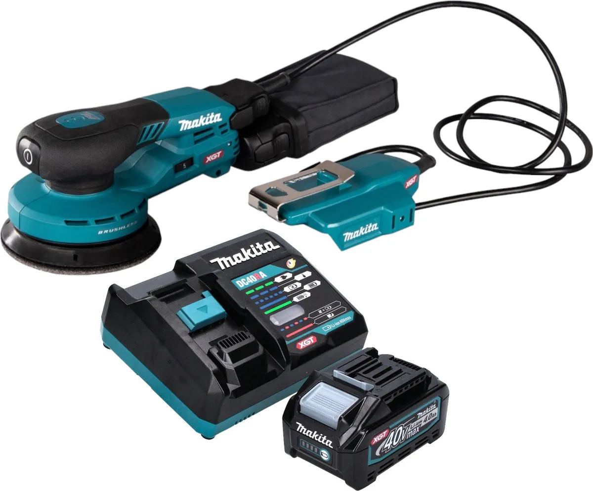 Makita BO003CGM101 Accuschuurmachine 40V 125mm