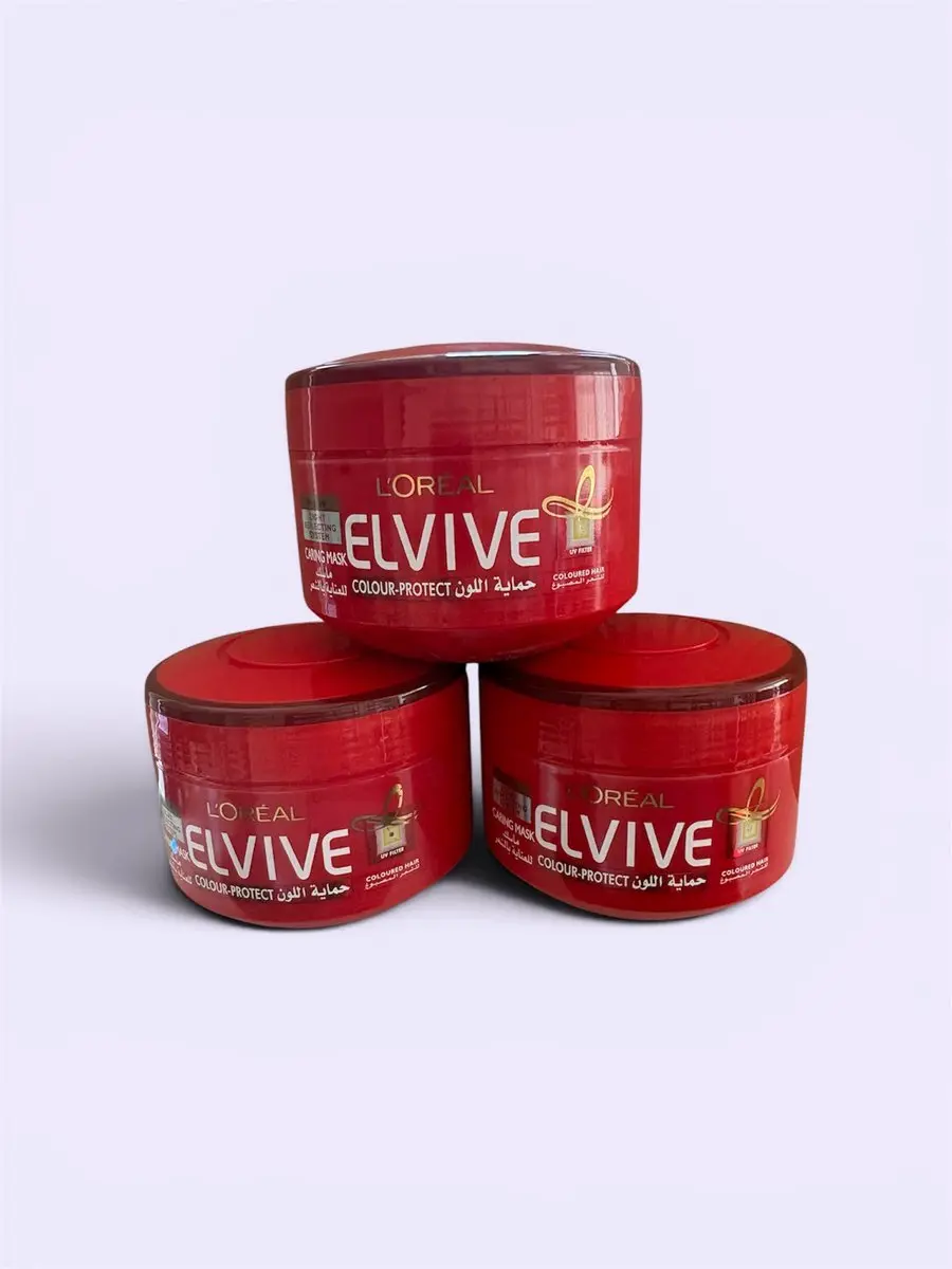 L'Oréal Paris Elvive Haarmasker Kleurbescherming 3x200ml