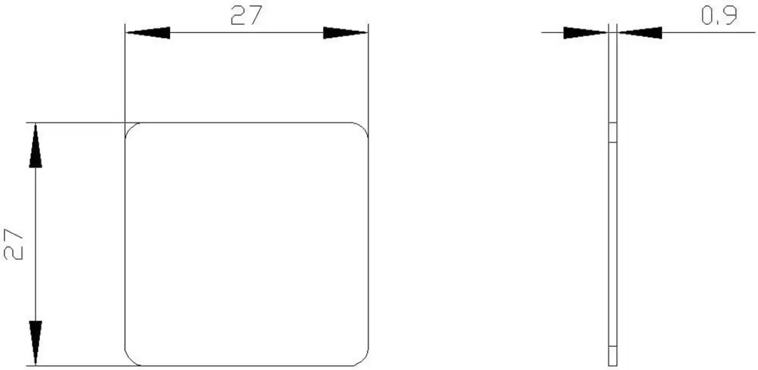 Siemens 3SU1900-0AE81-0AA0 Opschriftbord - 10 Stuks