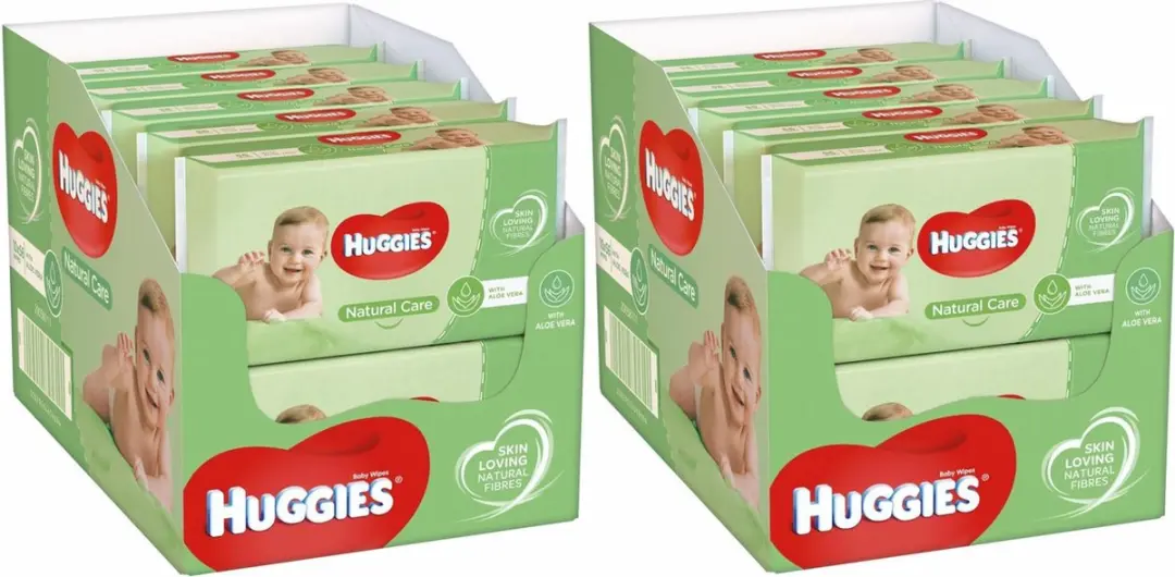 Huggies Natural Care Babydoekjes 20x56 Stuks