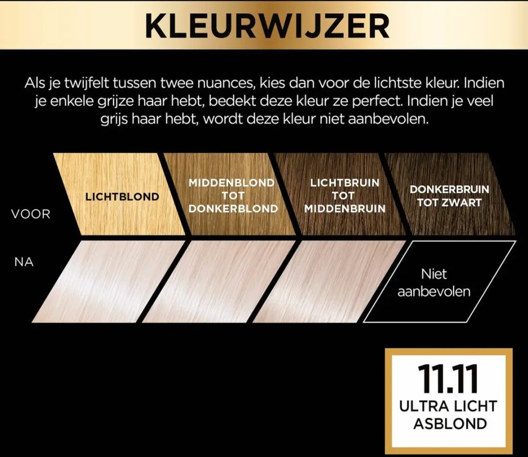 L'Oréal Paris Preference Haarkleuring 11.11 - 6 Stuks