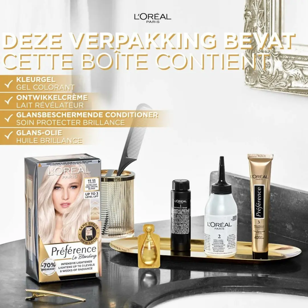 L'Oréal Paris Preference Haarkleuring 11.11 - 6 Stuks