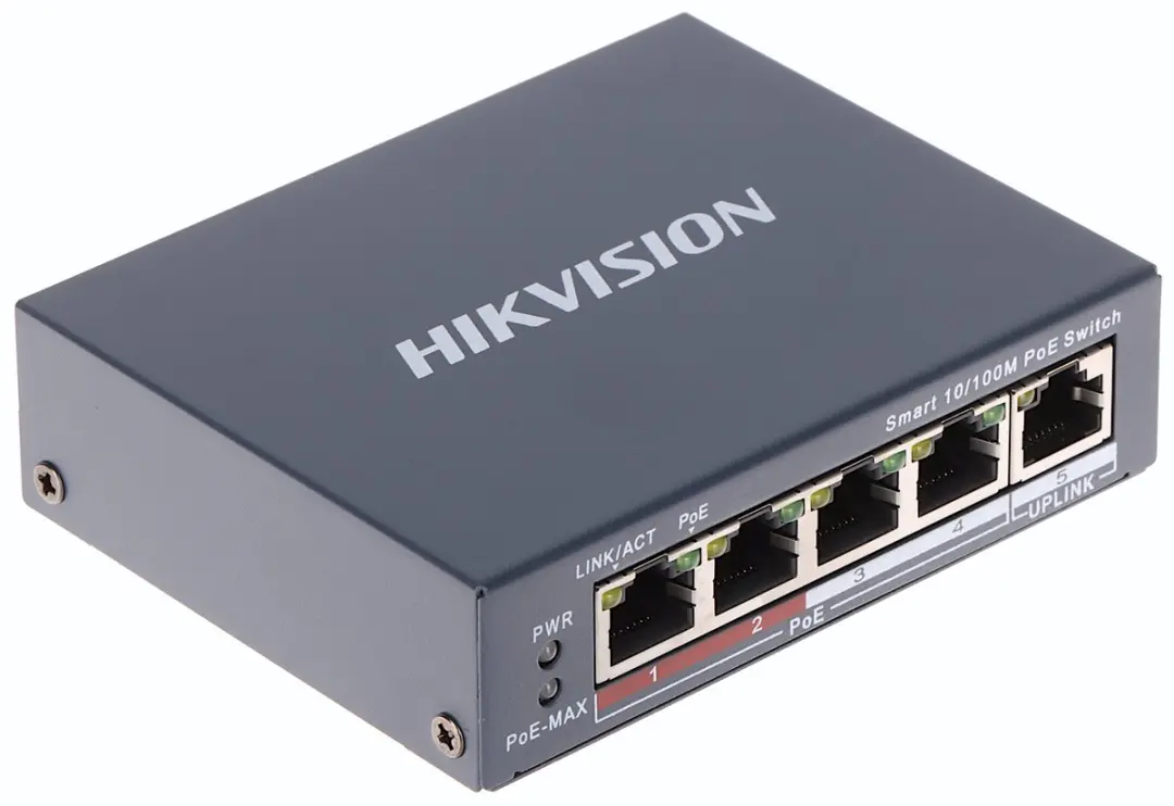 Hikvision DS-3E1105P-EI Netwerkswitch