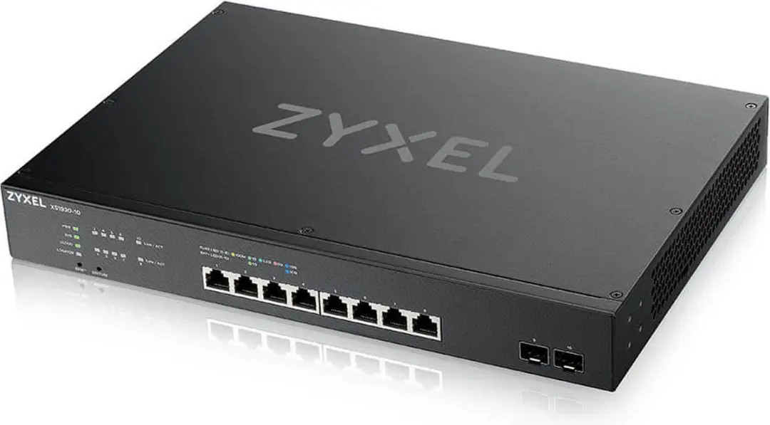 Zyxel XS1930-10 Switch - 8 Poorten - 200 Gbps - Zwart