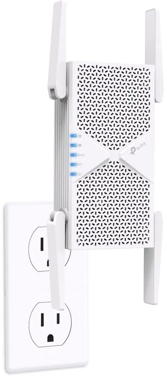 TP-Link RE405BE Signaalversterker WiFi 7 - Dual-Band - 2.5G Poort - Wit