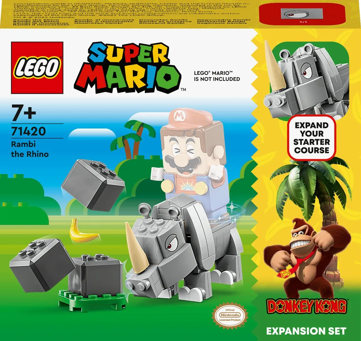 LEGO Super Mario Rambi de Neushoorn 71420