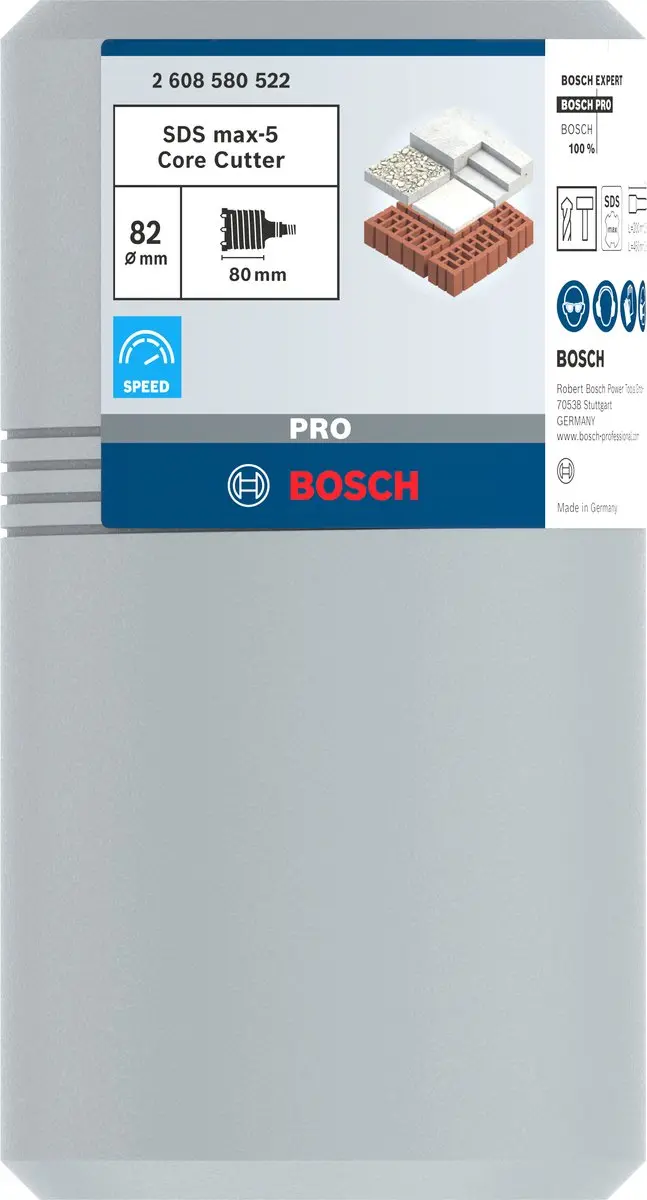 Bosch Professional SDS max-5 Core Cutter 82mm