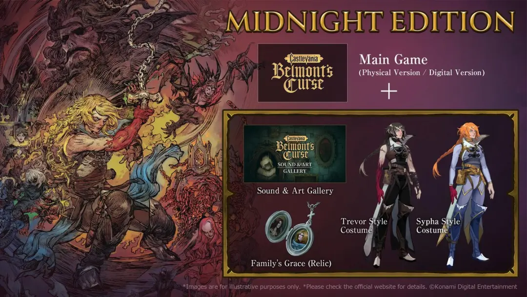 Mindscape Castlevania Belmont’s Curse Midnight Edition PS5 - Steelbook