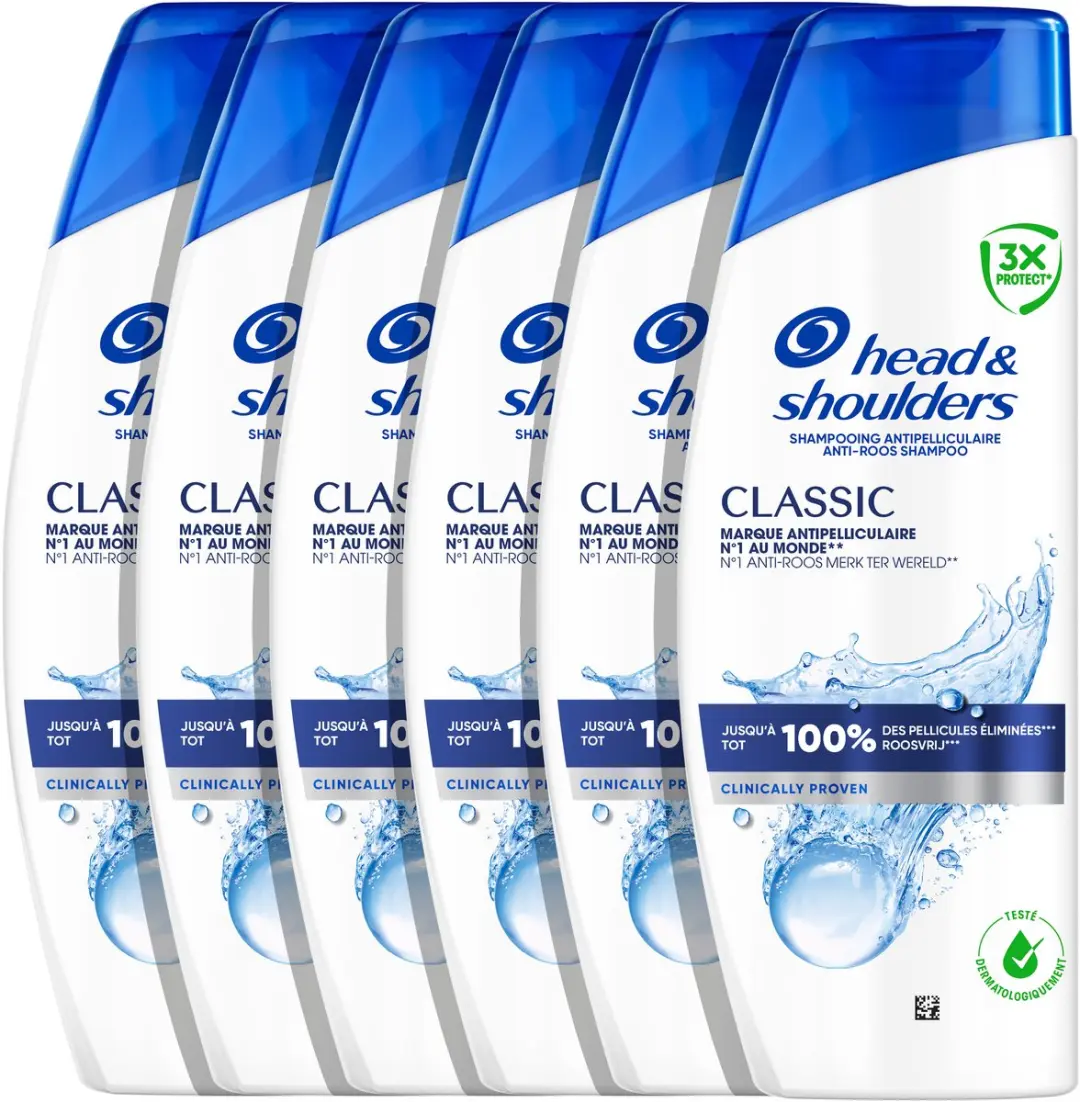 Head & Shoulders Classic Anti-Roos Shampoo 6x250ml
