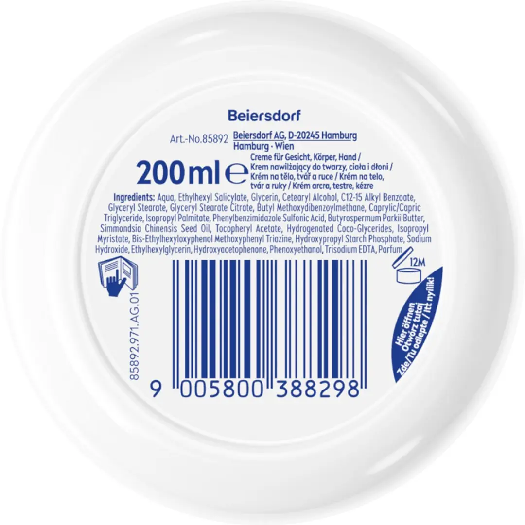 NIVEA Soft Hydraterende Dagcrème 200ml SPF15