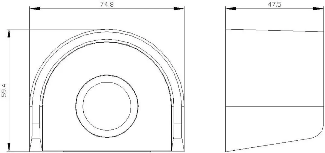 Siemens 3SU1900-0DY30-0DA0 Beschermkraag - Kleurloos