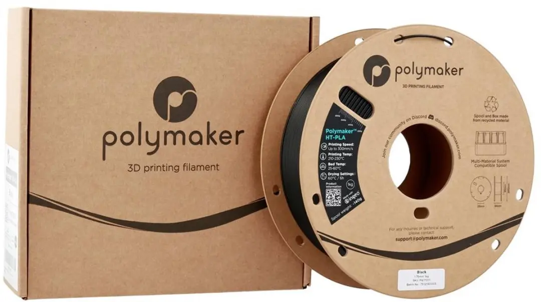 Polymaker HT-PLA Filament 1.75mm - 1000g Zwart