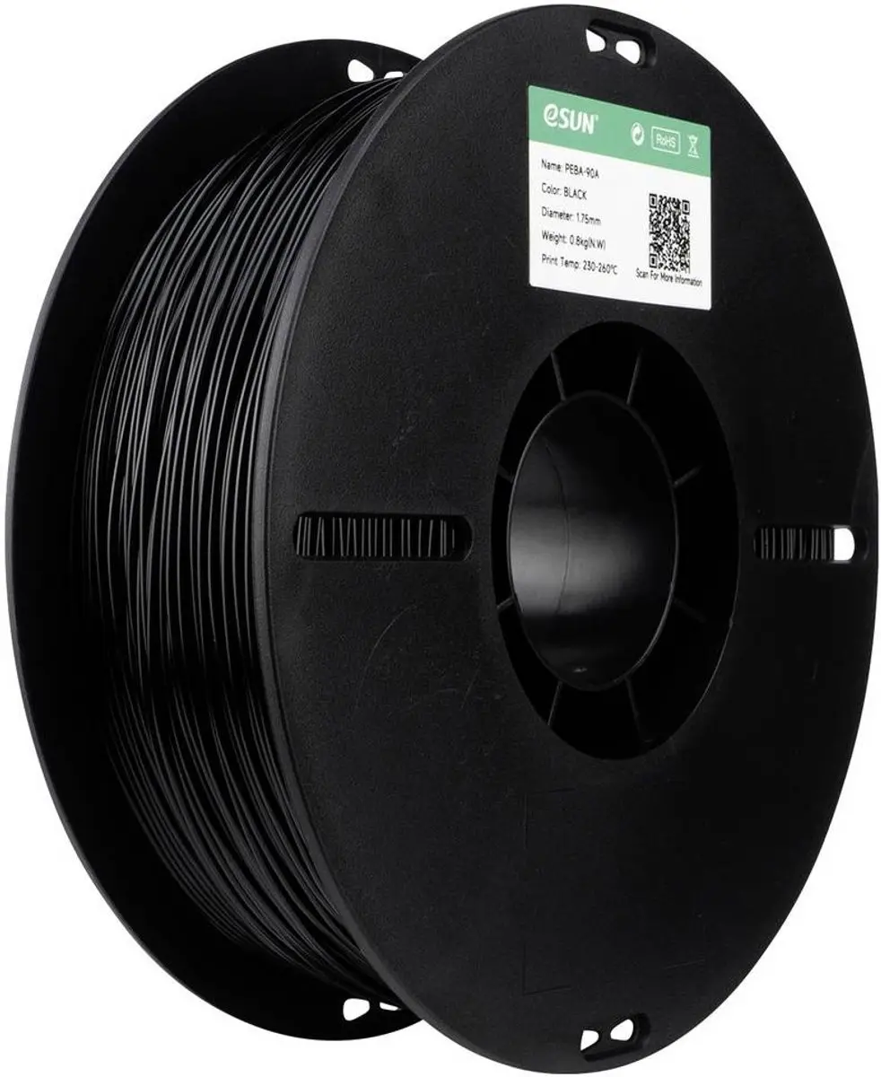 ESUN PEBA-90A Black Filament 1.75mm