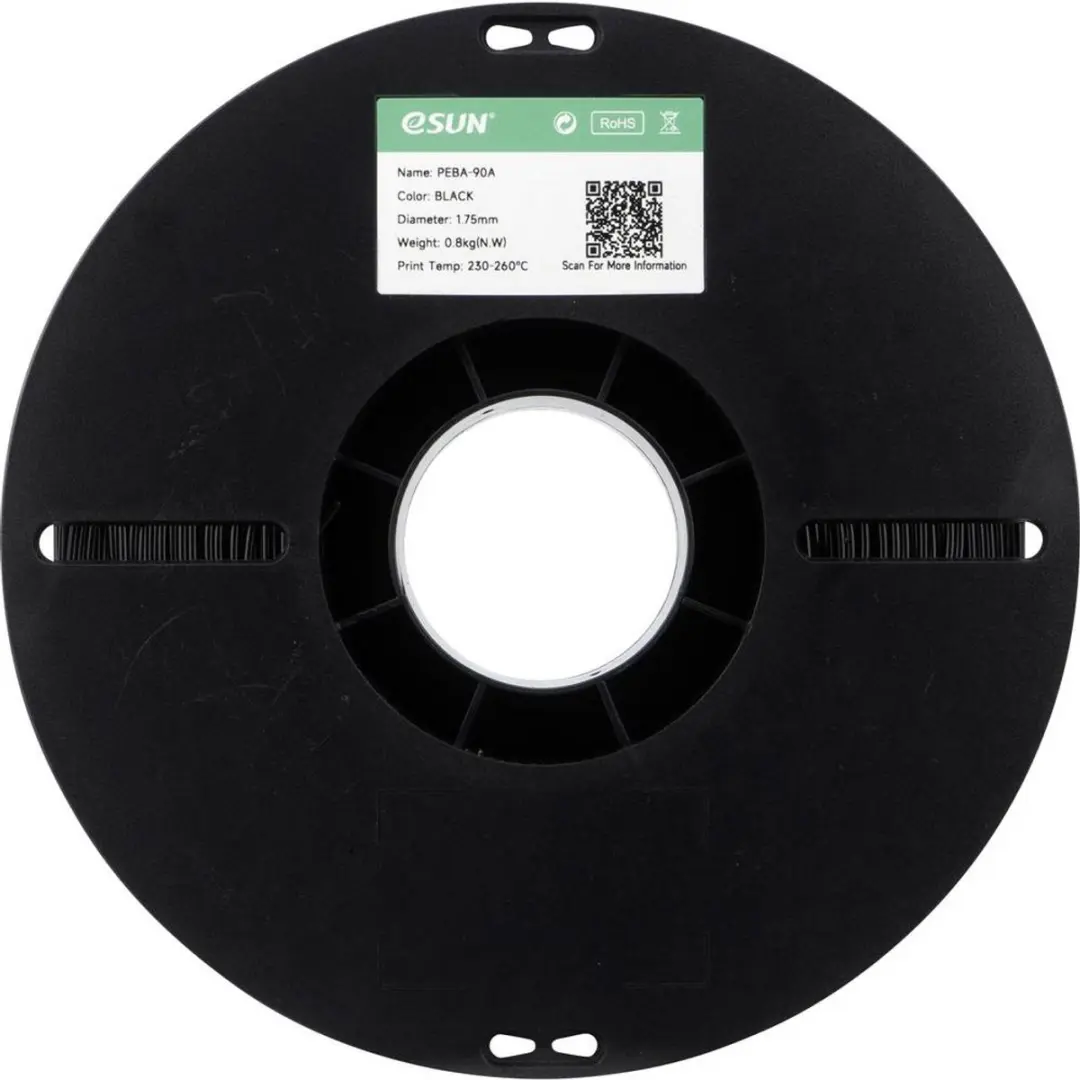 ESUN PEBA-90A Black Filament 1.75mm - 1kg