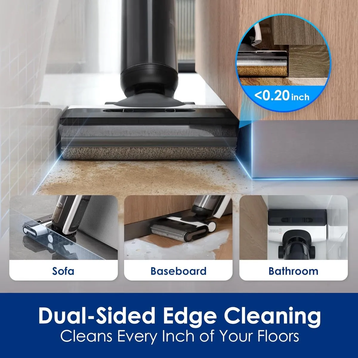 Tineco Floor ONE S6 Pet Vloerreiniger - Blauw