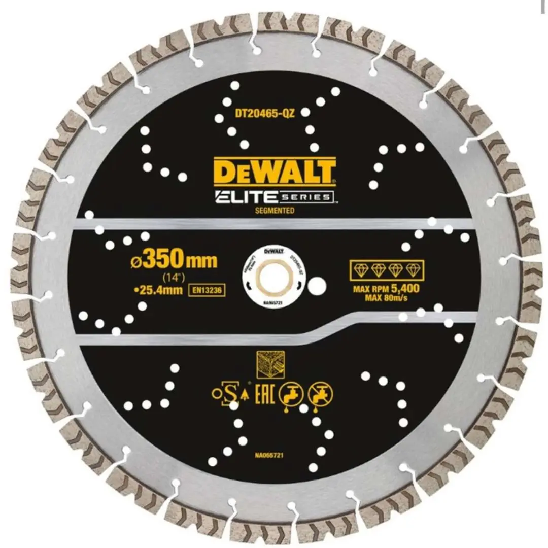 DeWalt DT20465 Diamantzaagblad 350mm Elite Series