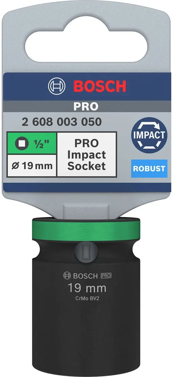 Bosch Professional Slagmoerdoos 19mm 1/2" - 1 Stuk