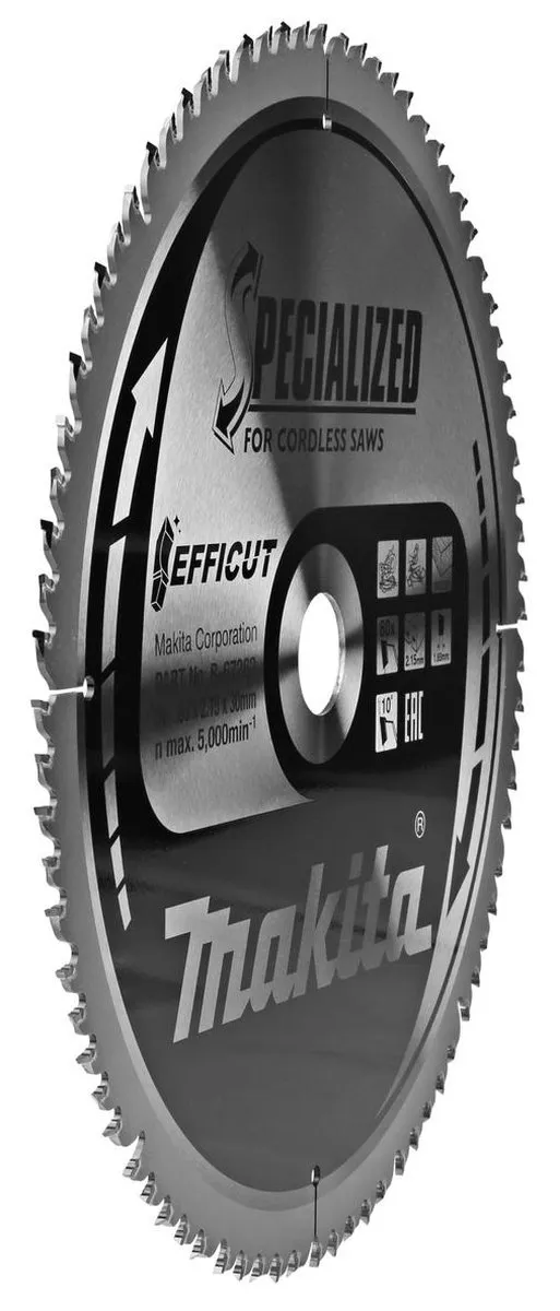 Makita Efficut Zaagblad Hout Ø305mm 80T - B-67262