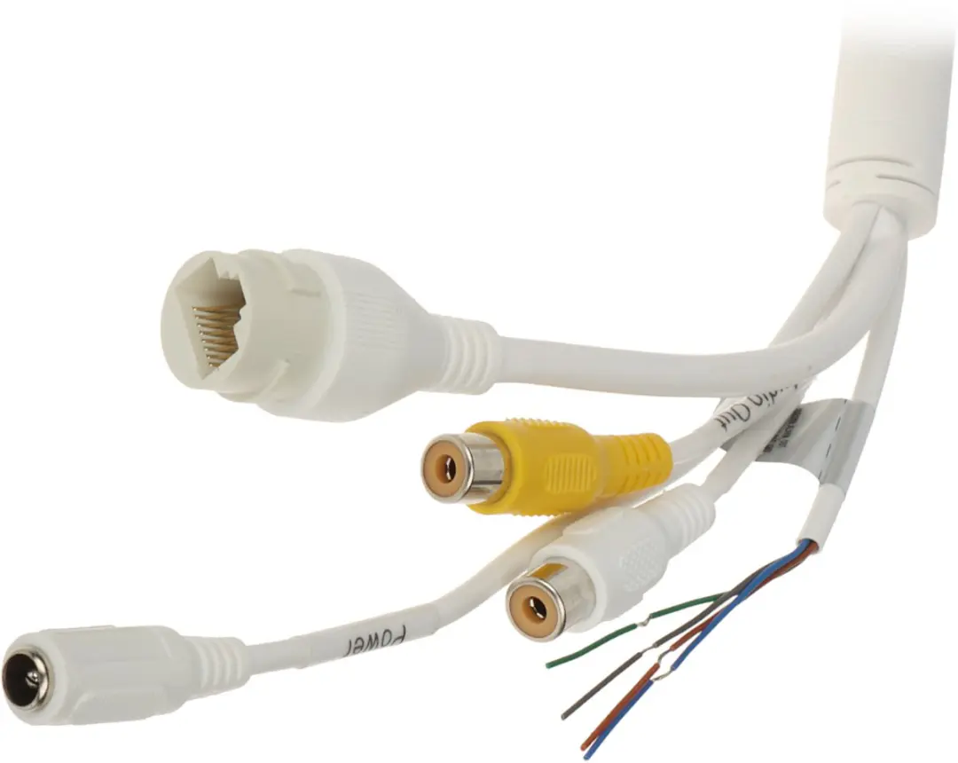 Dahua WizSense Vandaalbestendige IP-camera 4.7MP - 2.1mm - IR - Wit