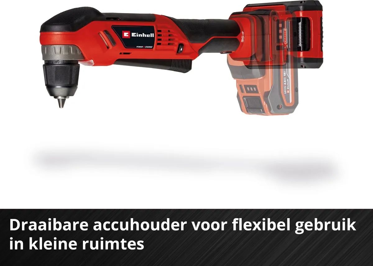 Einhell TE-AD 18 Li Solo Accu Haakse Boormachine 45 Nm