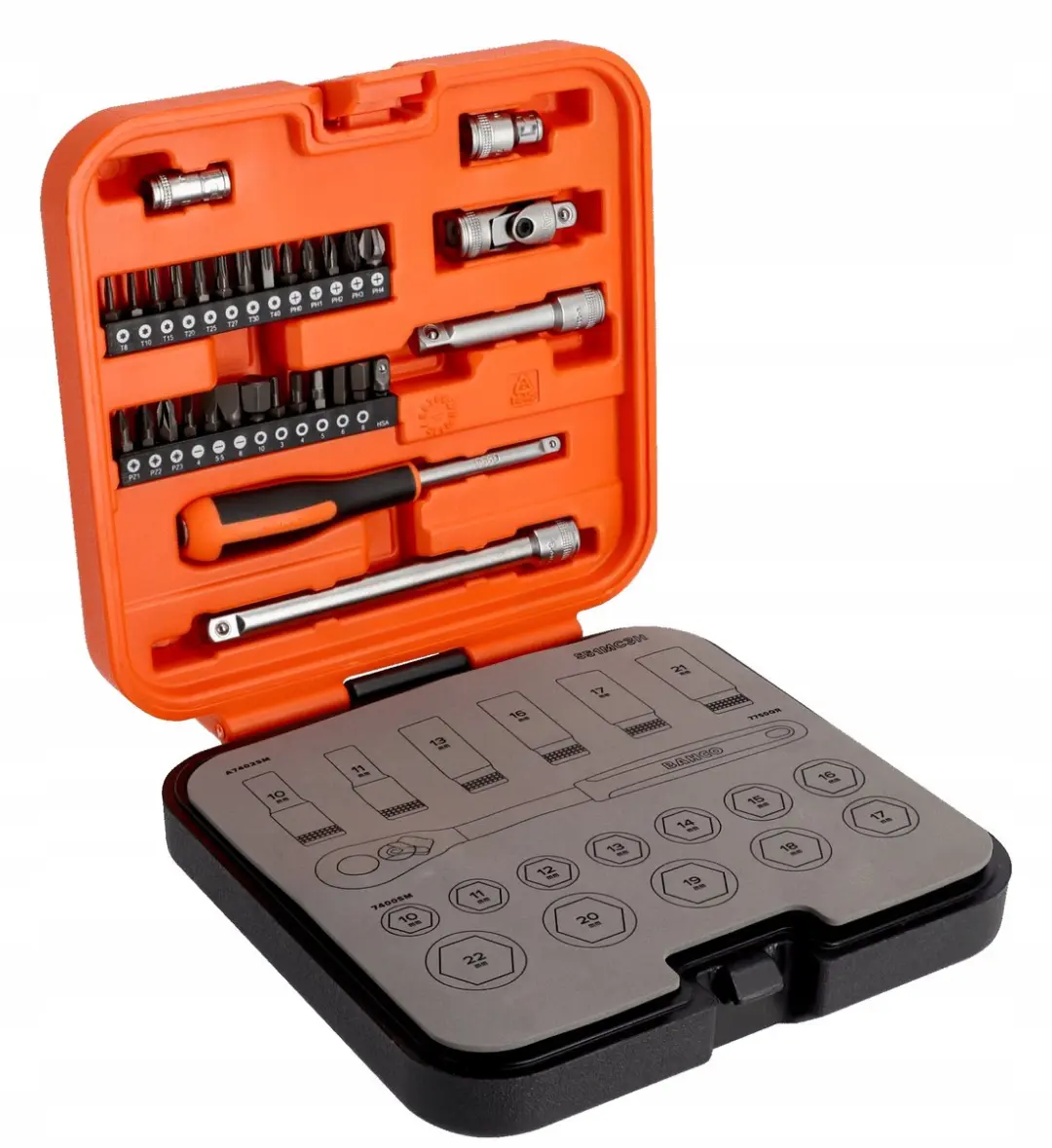 Bahco Gereedschapset 51-delig 1/4" & 3/8"