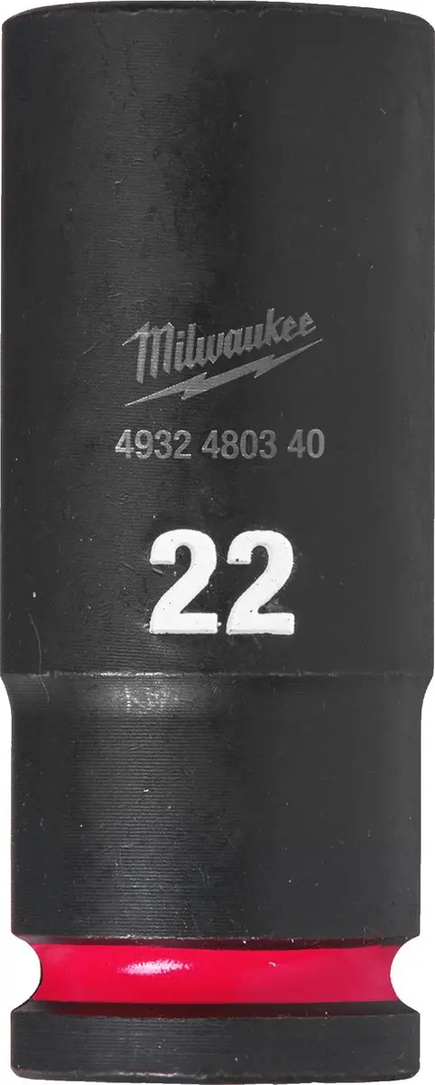 Milwaukee 4932480340 SHOCKWAVE Slagvaste Dopsleutel 22mm