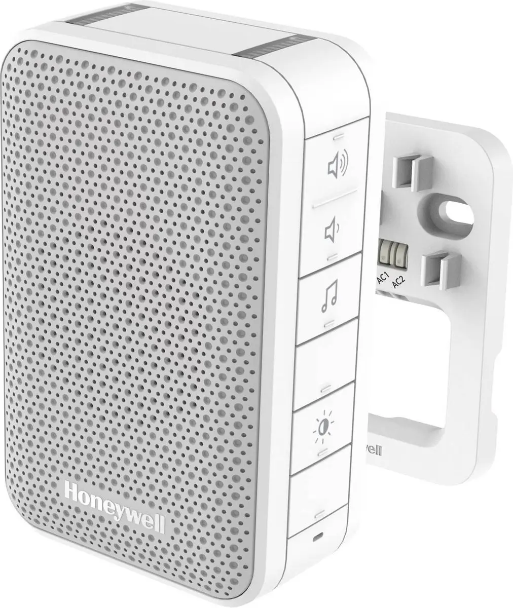 Honeywell DW313S Gong 6 Melodieën 84 dBA - Wit/Grijs