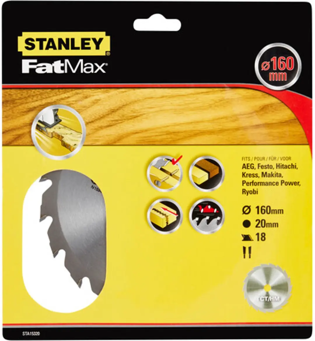 Stanley Fatmax Cirkelzaagblad 160x20mm STA15320-XJ