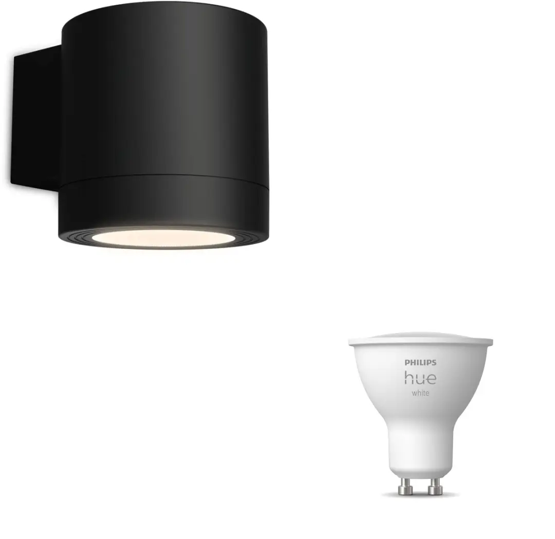 Philips Hue Fylx Wandlamp Buiten Zwart