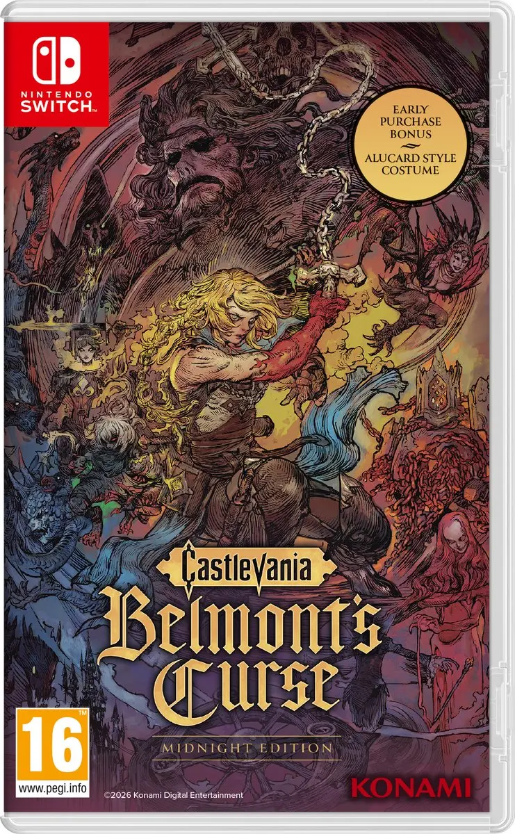 Mindscape Castlevania Belmont’s Curse Nintendo Switch - Midnight Edition Steelbook