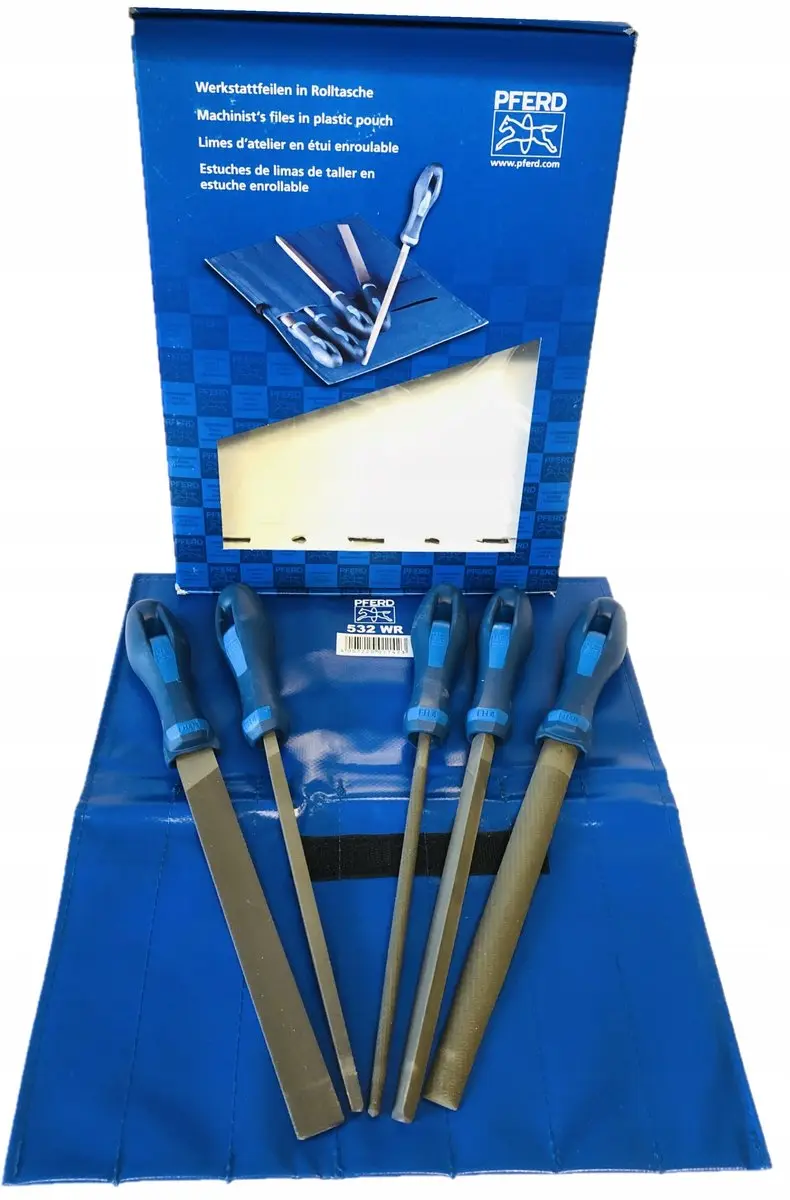 Pferd Vijllenzenset 200mm - 5 Stuks - Zilver/Blauw
