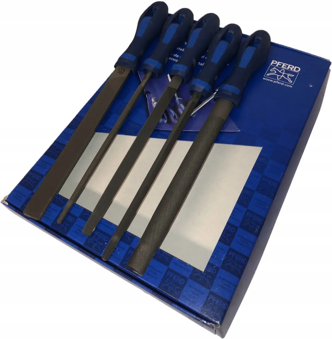 Pferd Vijllenzenset 200mm - 5 Stuks - Zilver/Blauw