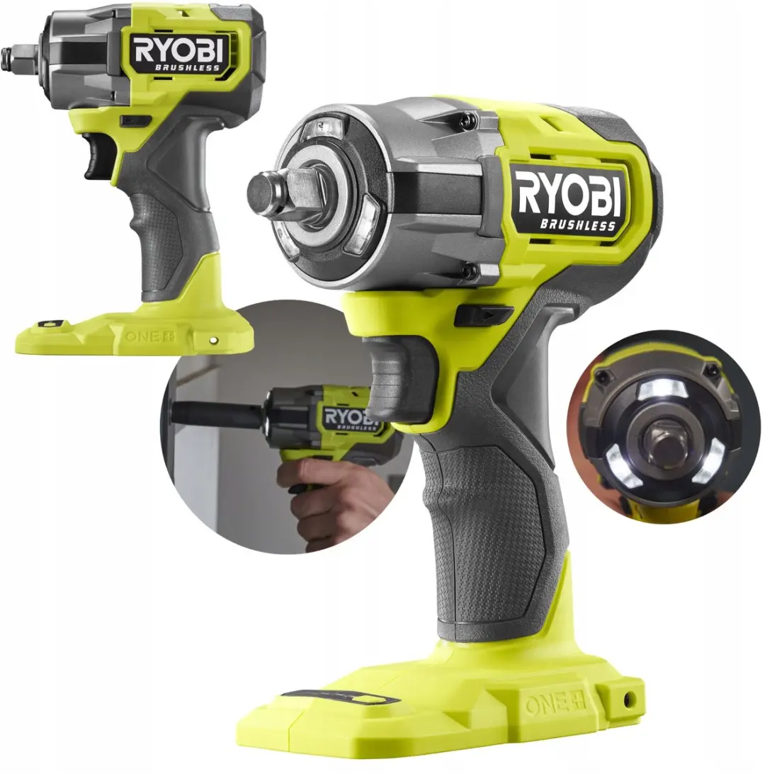 Ryobi ONE+ RIW18CBL-0 Slagmoersleutel 18V 450Nm