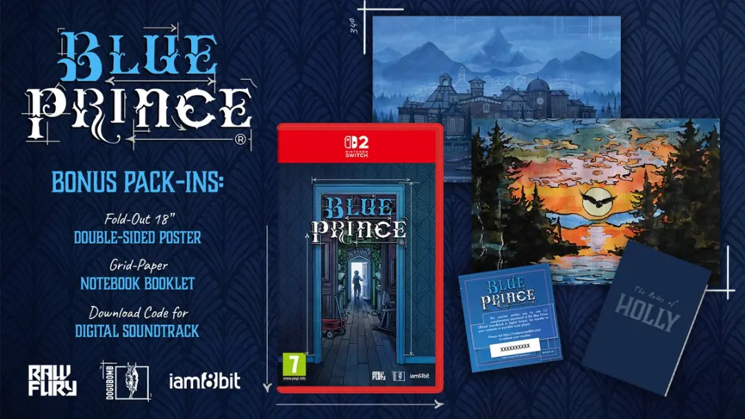 Mindscape Blue Prince Nintendo Switch 2 - Cartridge + Poster