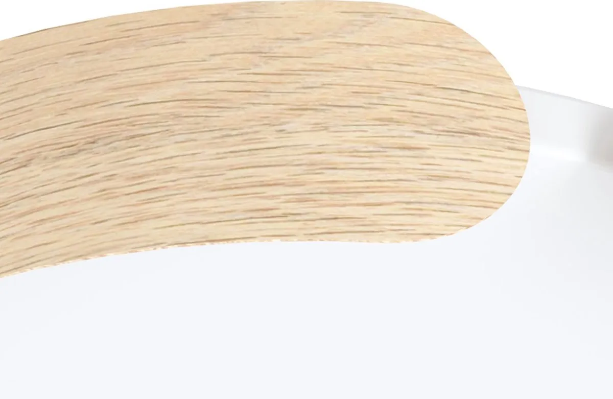 Eglo Valcasotto Plafondlamp LED Ø37cm - Bruin/Wit