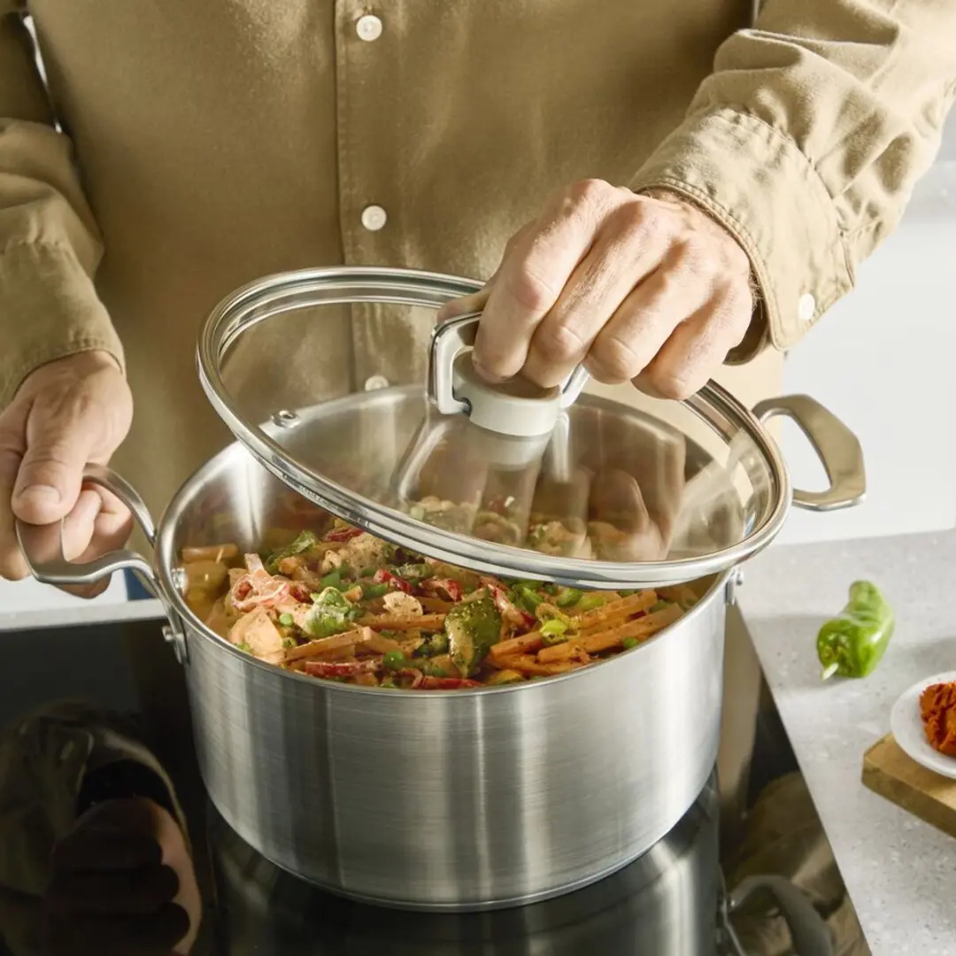 Tefal Extreme Pannenset 5-delig - 22/18/16-24cm Zilver