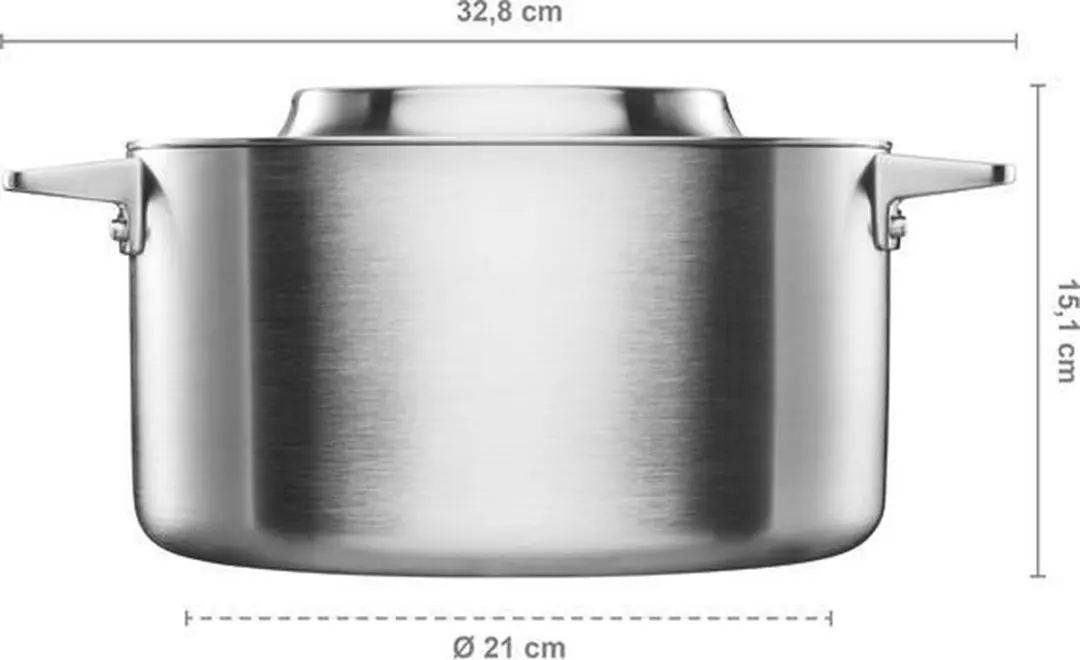 Fiskars Norden Roestvrijstaal Pan - 32,8 cm - afbeelding 4 van 6