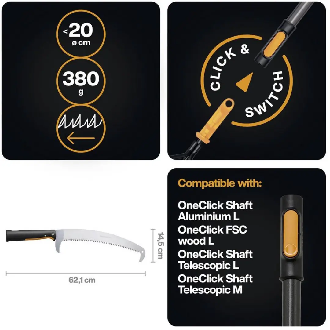 Fiskars QuikFit Takkenzaag 1080690